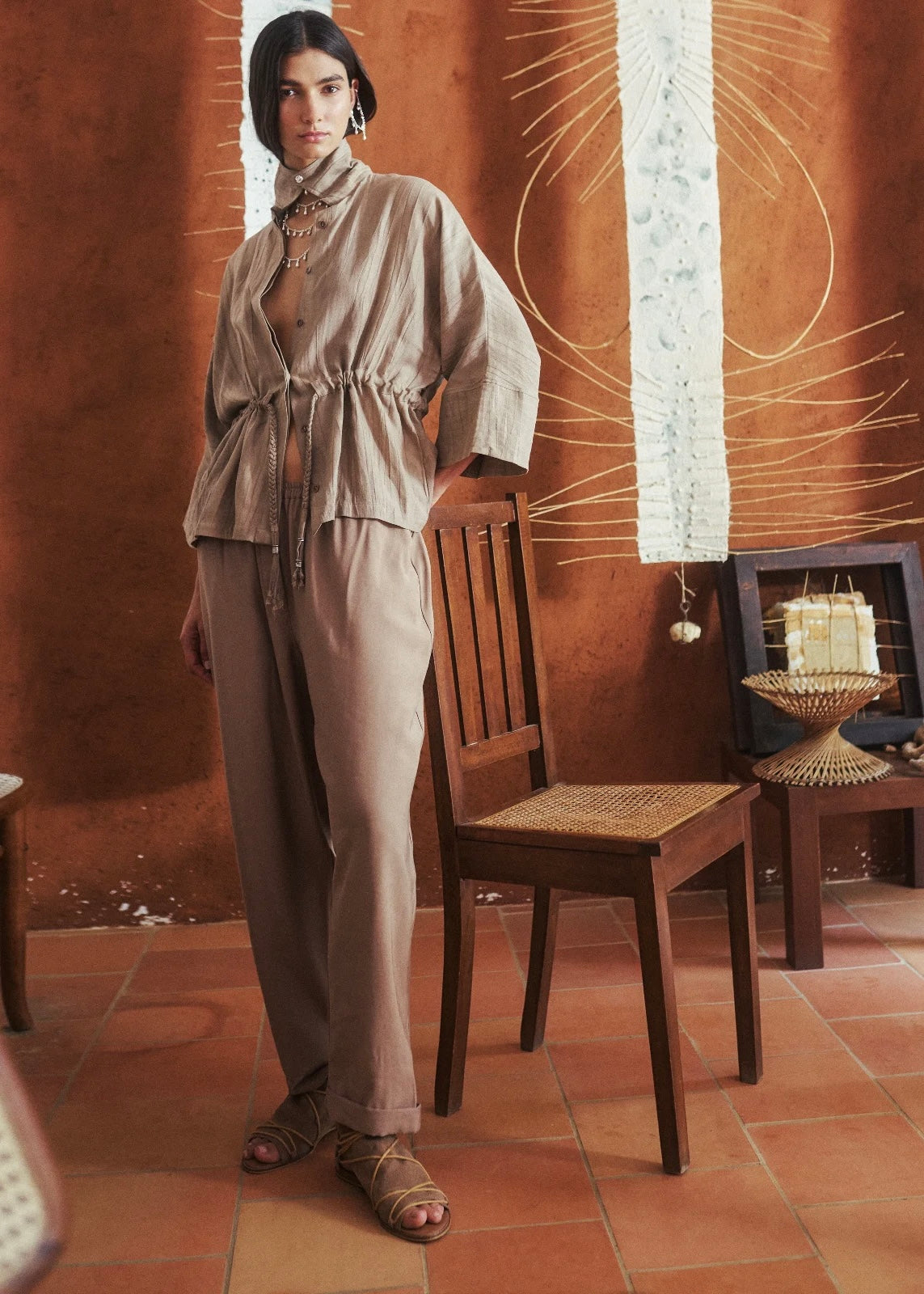 Chaqueta Raiz Celeste