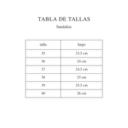 Sandalia Lazos de Origen