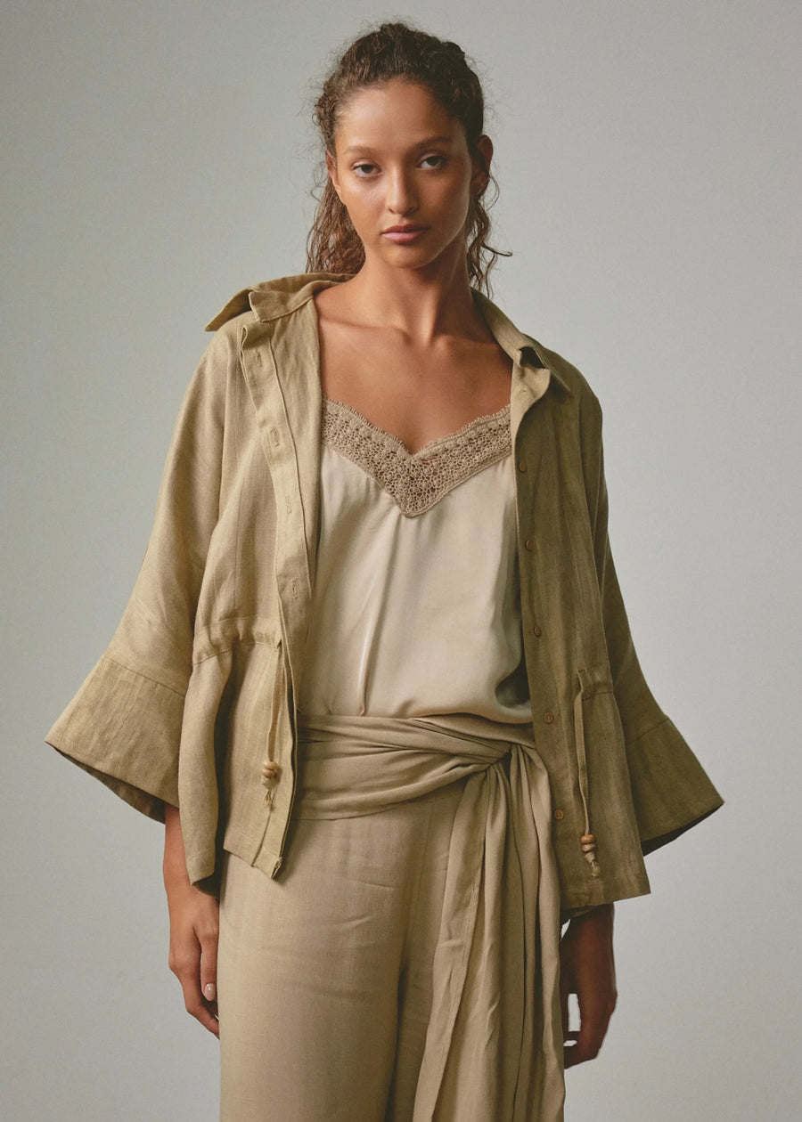 Chaqueta Raiz Celeste