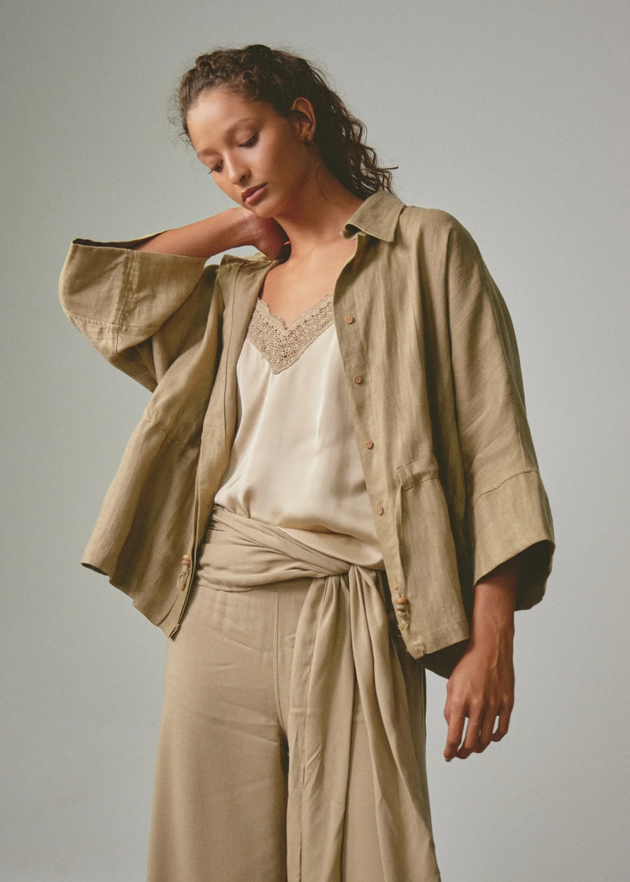 Chaqueta Raiz Celeste