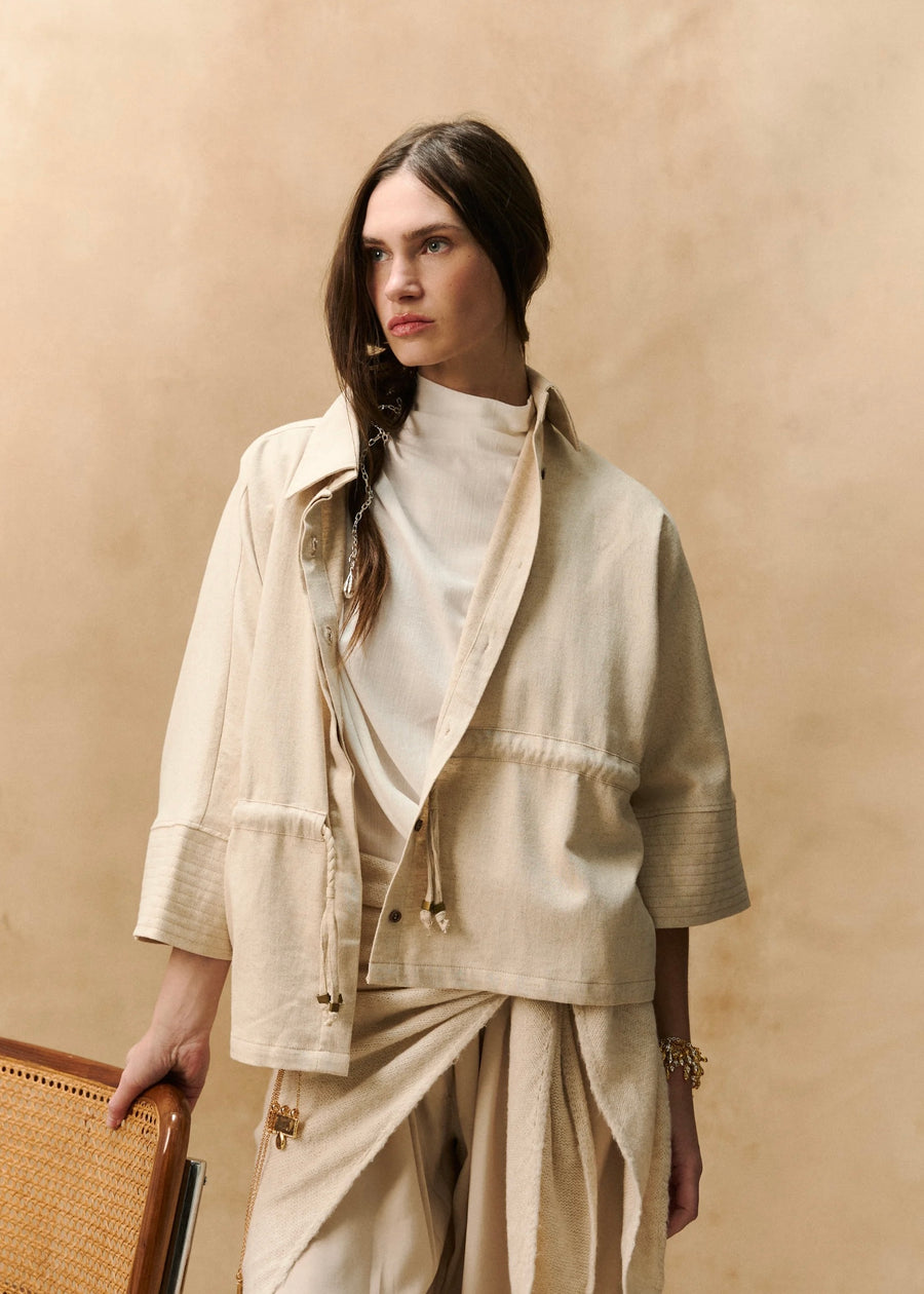 Chaqueta Raiz Celeste